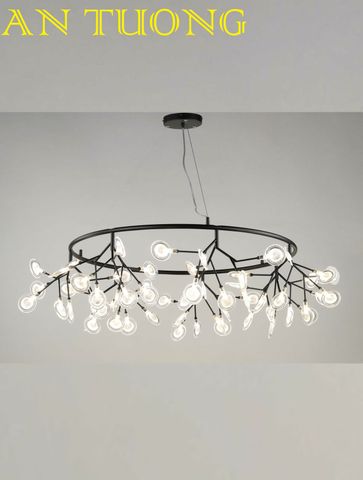  đèn thả led trang trí phòng khách đẹp, hiện đại - đèn thả trang trí căn hộ chung cư 023 