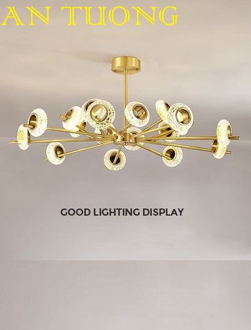  đèn thả led trang trí phòng khách đẹp, hiện đại - đèn thả trang trí căn hộ chung cư 037 