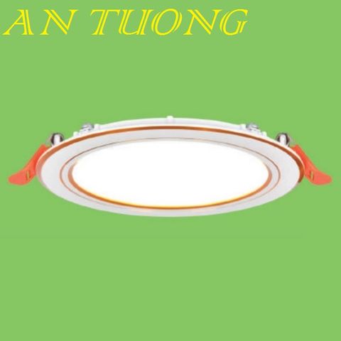  đèn led âm trần 12w viền vàng, đèn mỏng, ánh sáng 3 màu, 3 chế độ, đổi màu ánh sáng 