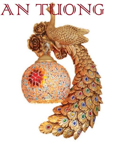  đèn tường cổ điển trang trí cổ điển gắn tường cầu thang, lối đi hành lang cầu thang nhà cổ điển, biệt thự cổ điển 035 