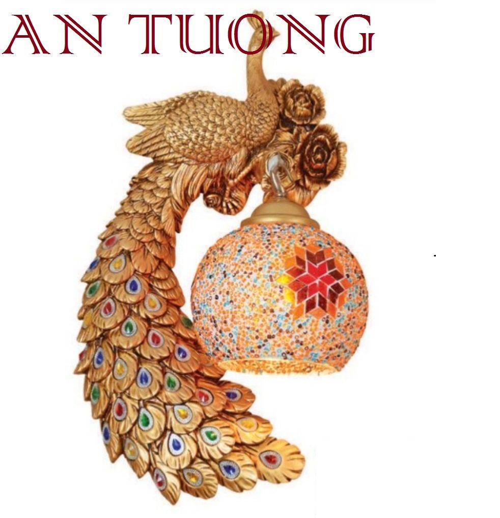 đèn tường cổ điển trang trí cổ điển gắn tường cầu thang, lối đi hành lang cầu thang nhà cổ điển, biệt thự cổ điển 036