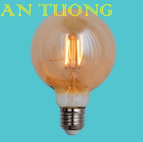  bóng đèn 4w, bóng dây tóc 4w led ánh sáng vàng vặn đuôi (chui) E27 