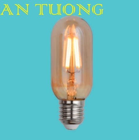  bóng đèn dây tóc 4w ánh sáng vàng vặn đuôi (chui) E27 