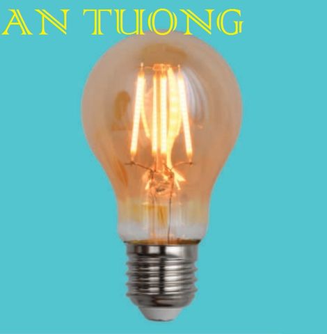  bóng đèn trang trí 4w, bóng đèn dây tóc 4w ánh sáng vàng vặn chui E27 