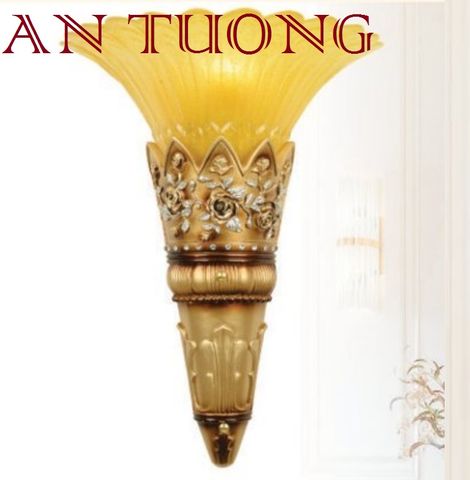  đèn tường cổ điển trang trí cổ điển gắn tường cầu thang, lối đi hành lang cầu thang nhà cổ điển, biệt thự cổ điển 02 