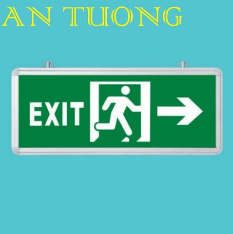  đèn exit thoát hiểm chỉ hướng phải 