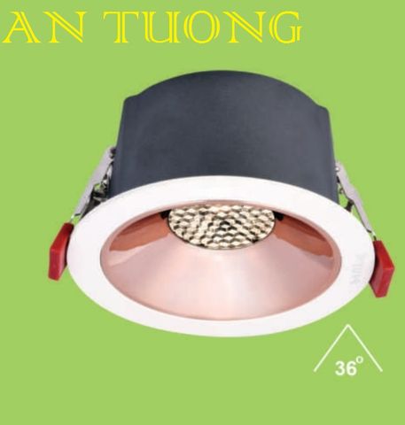  đèn led âm trần 15w lổ khoét D95mm góc chiếu 36 độ  - bảo hành 3 năm 