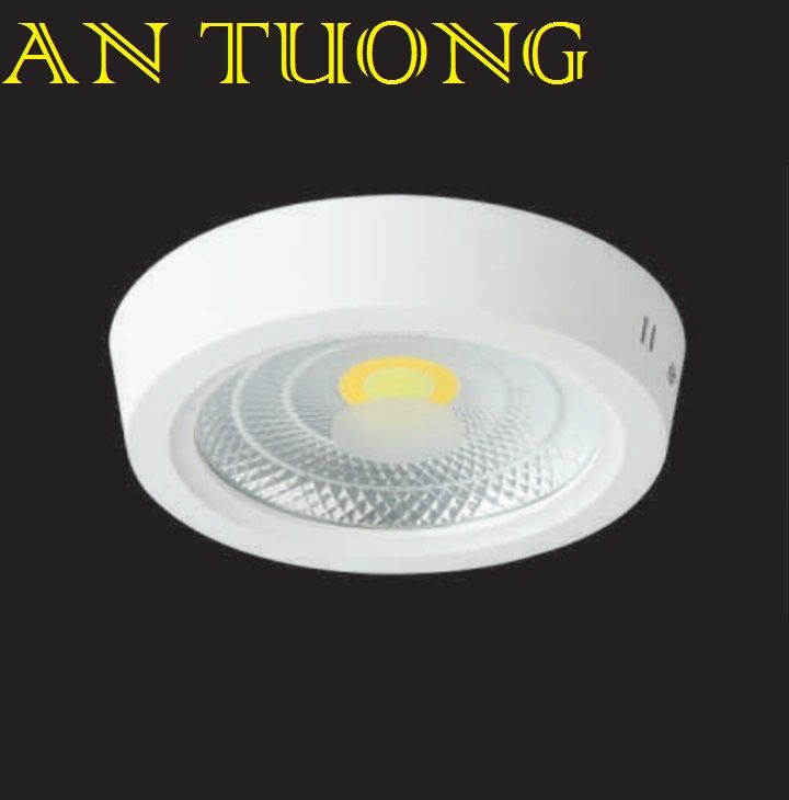 đèn led ốp trần nổi COB 15w ánh sáng 3 màu, 3 chế độ, đổi màu