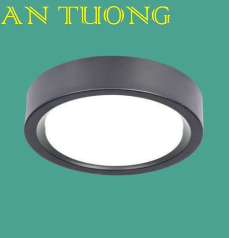  đèn led ốp trần trang trí 12w - đen 