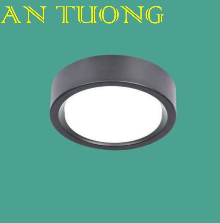 đèn led ốp trần trang trí 9w - đen