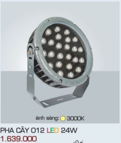  ĐÈN RỌI NGOÀI TRỜI ANFACO PHA CÂY 012 LED 24W 