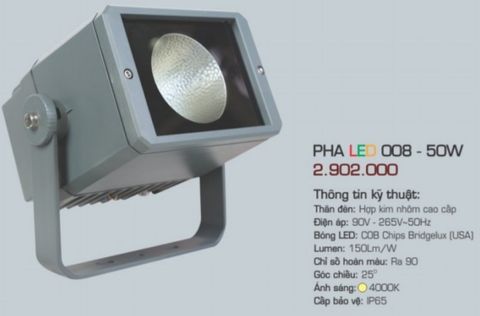  ĐÈN RỌI NGOÀI TRỜI ANFACO PHA LED 008 50W 