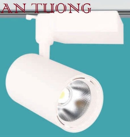  đèn rọi ray 20w, đèn rọi led gắn thanh ray 20w - vỏ trắng 