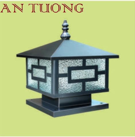  đèn trụ cổng kích thước (size) 200x200mm, 20x20cm 014 