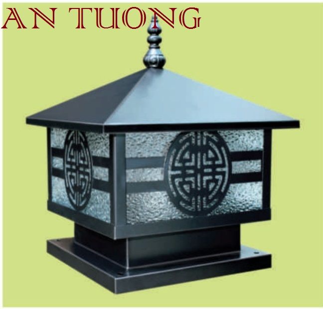 đèn trụ cổng kích thước (size) 250x250mm, 25x25cm 04