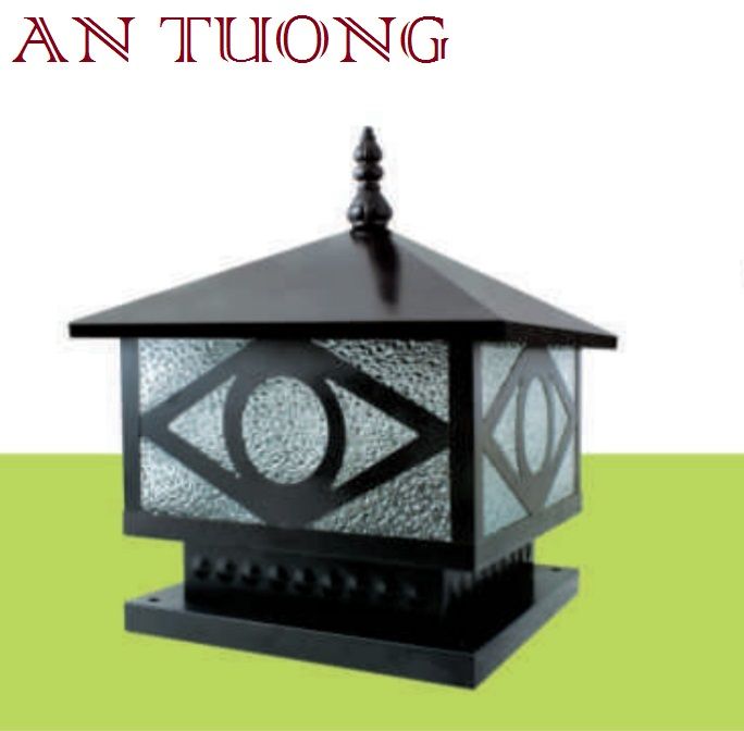 đèn trụ cổng kích thước (size) 250x250mm, 25x25cm 06