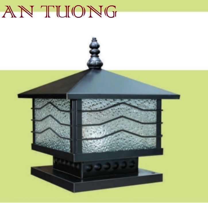 đèn trụ cổng kích thước (size) 350x350mm, 35x35cm 02