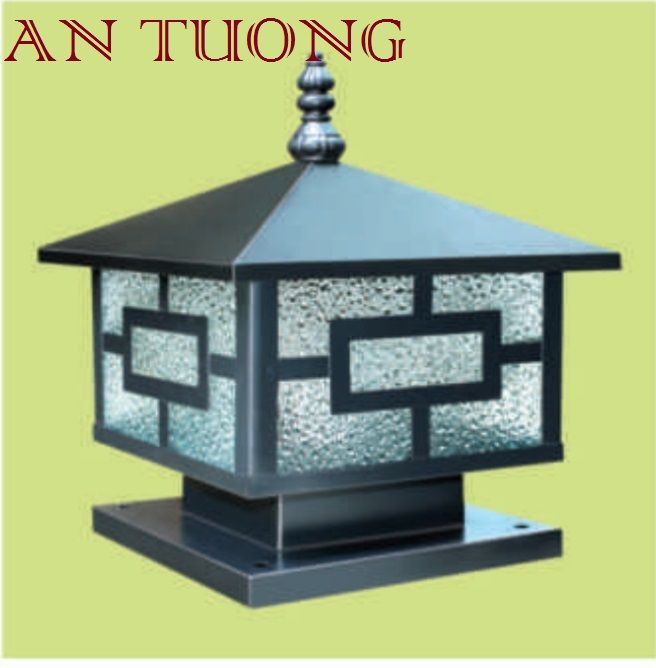 đèn trụ cổng kích thước (size) 350x350mm, 35x35cm 03