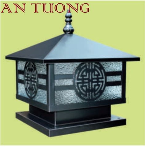  đèn trụ cổng kích thước (size) 350x350mm, 35x35cm 04 