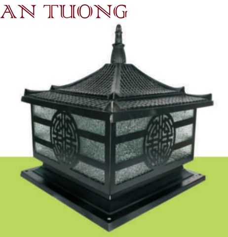  đèn trụ cổng kích thước (size) 350x350mm, 35x35cm 