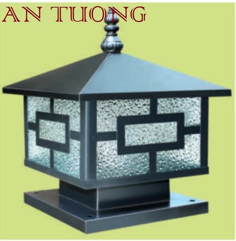  đèn trụ cổng kích thước (size) 400x400mm, 40x40cm 02 