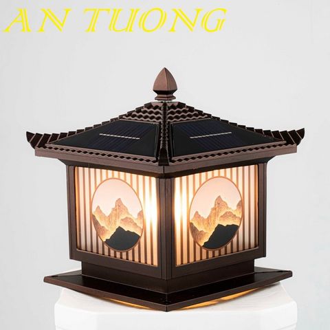  đèn trụ cổng năng lượng mặt trời 25x25, 250x250 