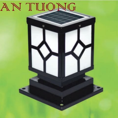  đèn trụ cổng năng lượng măt trời kích thước 200x200mm, 20x20cm 05 