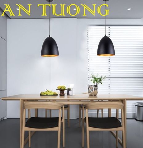  đèn thả chao đơn trang trí quán cafe, quán ăn, nhà hàng, quầy bar, quầy pha chế 020 