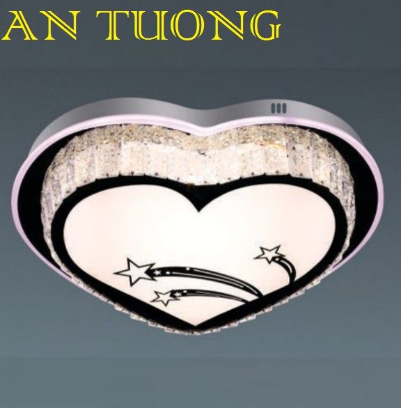 đèn mâm ốp trần pha lê led trang trí phòng khách, nhà phố, biệt thự cổ điển tân cổ điển 043