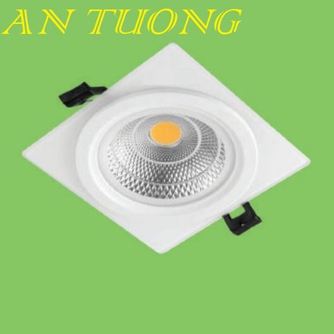  đèn led âm trần chiếu điểm COB 7w, ánh sáng 3 màu, chế độ, đổi màu ánh sáng 