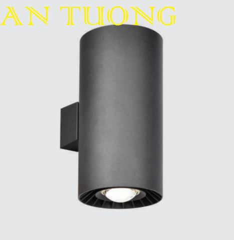  đèn gắn tường LED 2 đầu 2x10w ánh sáng vàng gắn vách lối đi hành lang, cầu thang, tường ngoài trời 051 