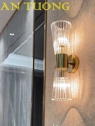  đèn tường pha lê led, đèn gắn tường, treo tường trang trí phòng khách, phòng ngủ căn hộ chung cư đẹp, hiện đại, sang trọng 036 