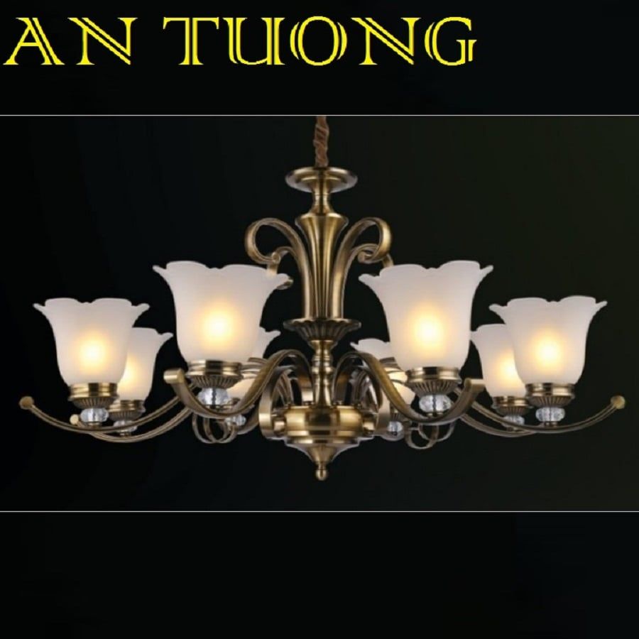 đèn chùm trang trí tân cổ điển, đèn chùm trang trí phòng khách, biệt thự cố điển, tân cổ điển 010