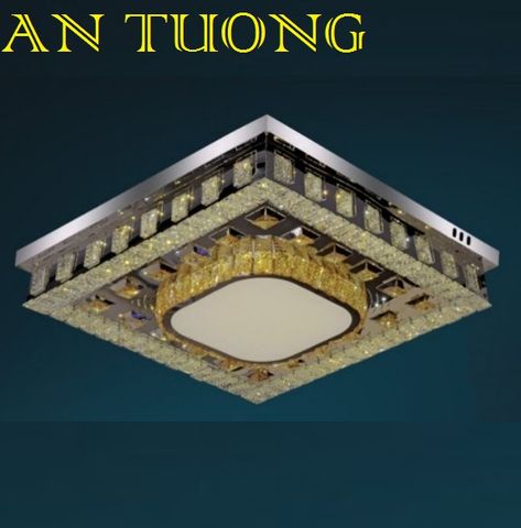  đèn mâm ốp trần pha lê led trang trí phòng khách, nhà phố, biệt thự cổ điển tân cổ điển 05 