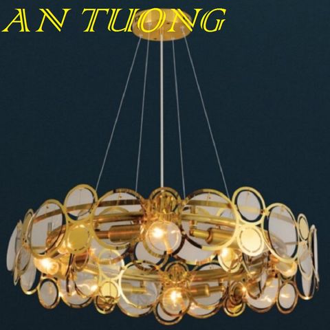  đèn chùm pha lê led trang trí phòng khách đẹp, hiện đại, tân cổ điển 063 