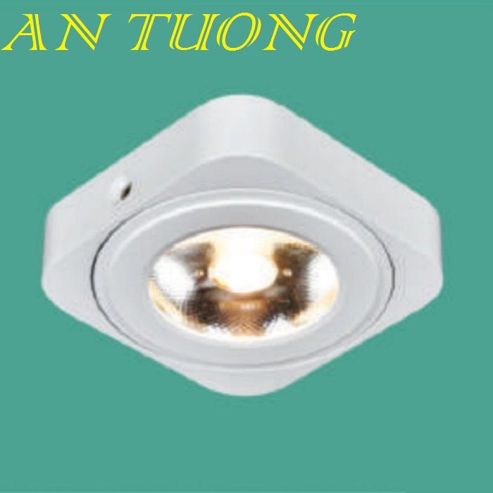 đèn led ốp tủ rượu, tủ trưng bày, tủ đồ chơi 3w viền trắng ánh sáng vàng