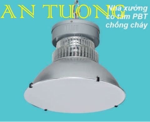  đèn led nhà xưởng công nghiệp 150w - chóa đèn led nhà xưởng công nghiệp 150w có tấm PBT chống cháy 