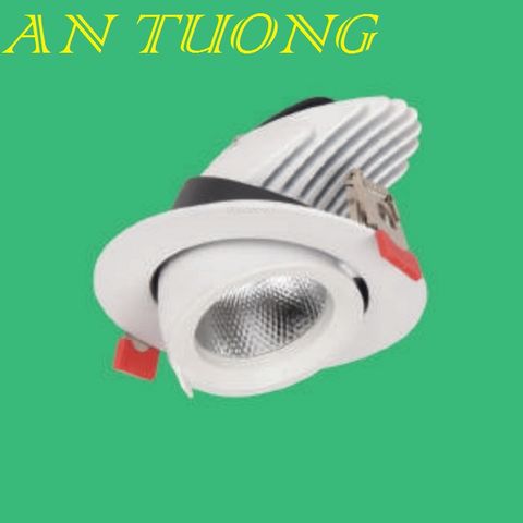  đèn led âm trần xoay chiếu điểm 15w, rọi tường, rọi tranh, rọi sản phẩm trưng bày 