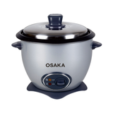 Nồi cơm điện Osaka RC220R(Màu Xám Phong Cách)  - Nấu cơm không phân biệt mọi loại gạo