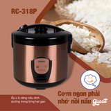 NỒI CƠM ĐIỆN OSAKA RC-318P 1.8 LÍT, SANG TRỌNG, ĐẸP - CÔNG NGHỆ Ủ CƠM 3D