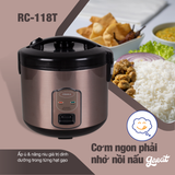 NỒI CƠM ĐIỆN OSAKA RC118T 1.8 LÍT - GIỮ TRỌN VỊ QUÊ HƯƠNG