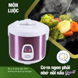 NỒI CƠM ĐIỆN OSAKA RC-318P 1.8 LÍT, TÍM THAN SANG TRỌNG - CÔNG NGHỆ Ủ CƠM 3D