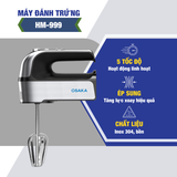 MÁY ĐÁNH TRỨNG OSAKA HM999 (300W) - Hàng Chính Hãng