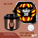 NỒI CƠM ĐIỆN OSAKA RC-318P 1.8 LÍT, SANG TRỌNG, ĐẸP - CÔNG NGHỆ Ủ CƠM 3D