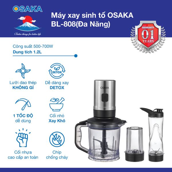 MÁY XAY OSAKA BL808 - BỘ ĐA NĂNG