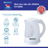 BÌNH ĐUN SIÊU TỐC OSAKA KT20NA - KHỬ TRÙNG VẬT DỤNG TRẺ EM