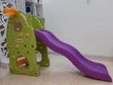 Cầu trượt kết hợp bóng rổ xanh lá YaYa cao cấp
