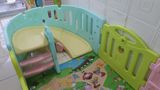 Quây lớn có cửa cao cấp màu pastel sang trọng kết hợp cầu trượt
