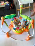 Ghế nhảy Jumperoo Rainforest màu cam, chân cong