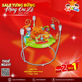 Ghế nhảy Fisher Price Tiger Time Jumperoo with Music, Light & Sounds